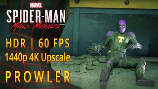 Spider-Man: Miles Morales - Prowler Fight | HDR | 60FPS | 1440p 4K Upscale