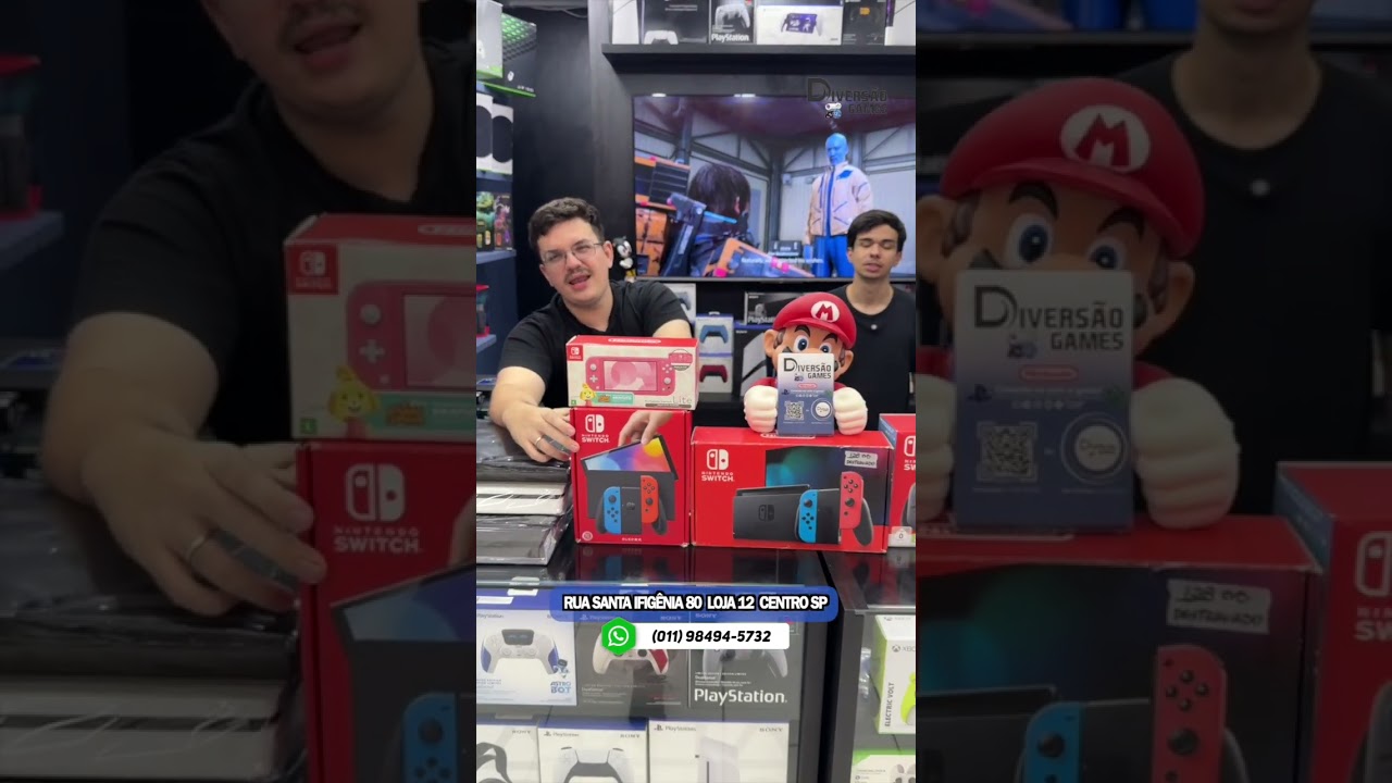 VEJA AS OFERTAS DA DIVERSÃO GAMES!!! QUAL VÍDEO GAME COMPRAR EM 2026?  