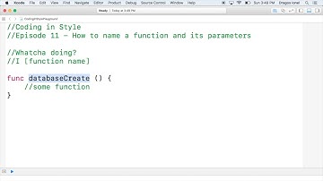 Coding in style - How to name a function - Episode 11
