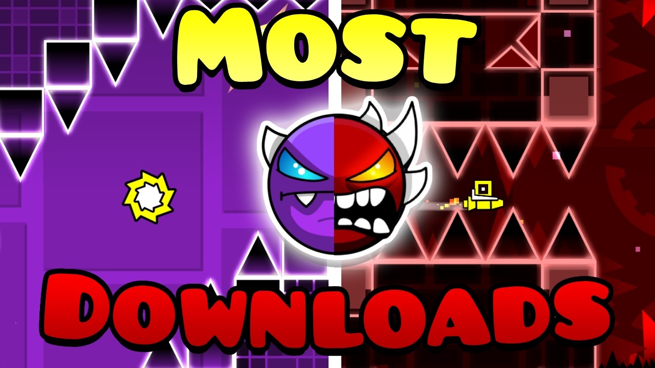 These Are The MOST DOWNLOADED Geometry Dash Demons Of Each Difficulty ...
