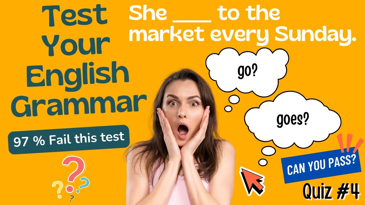 Mixed English Grammar Test | Can You Score Over 96% ? - YouTube