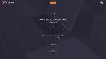 Onboarding user experience demo for VOLTU (UI Design)