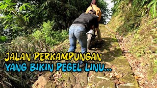 PAK RW..!! JALANNYA ESTETIK TAPI GAK ENAK KALAU PAKAI MOTOR MAH...🤣🤣