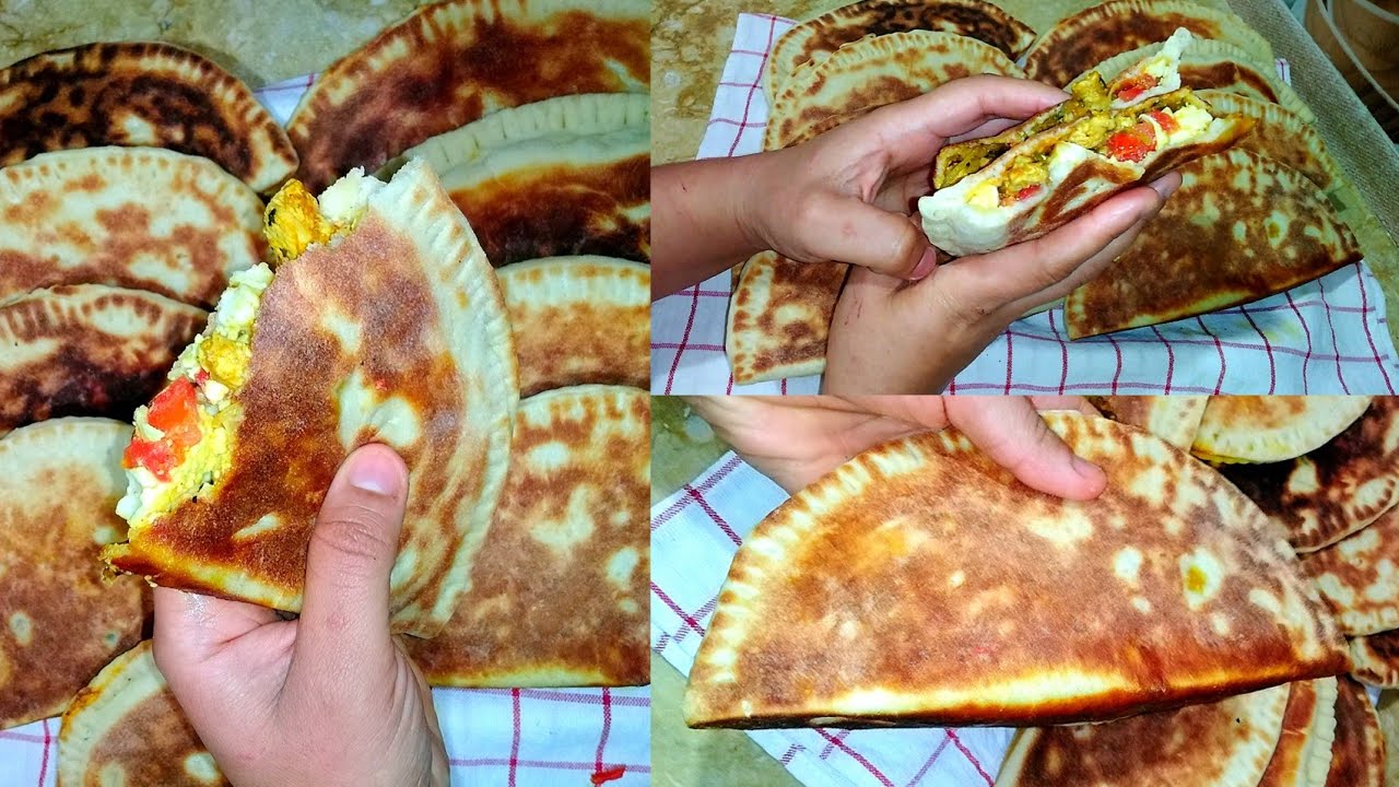 فطائر المقلاة سريعة التحظير😍 بحشو أكثر من رائع... وصفة سريعة و بنينة تستحق التجربة
