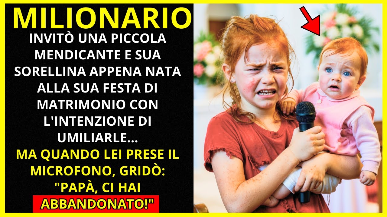 🔴UN MILIONARIO INVITÒ UNA PICCOLA MENDICANTE E SUA SORELLINA APPENA ...