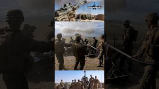 U.S. Marines with 31st Marine Expeditionary Unit fire an M-777A2 Towed Howitzer #shorts