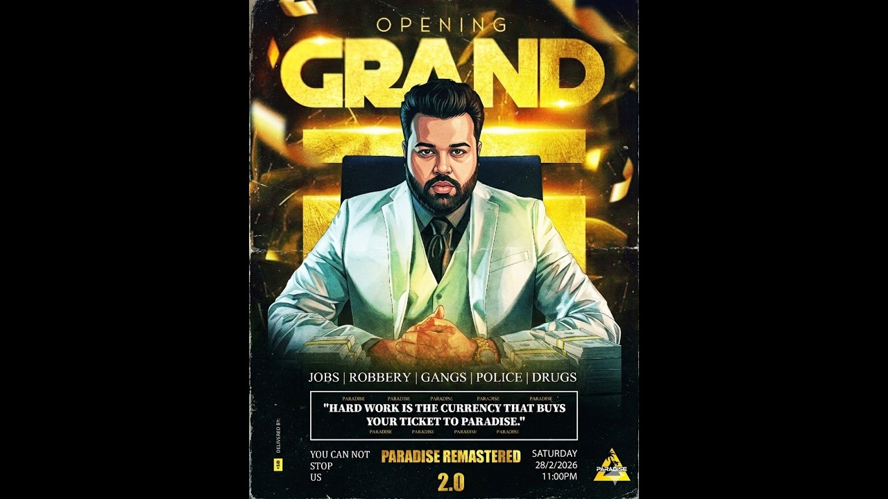 Paradise Remastered 2.0 Lauching #paradiserp