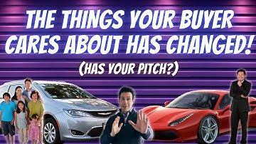What your customers value has changed! Has your pitch?