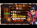 Top 3 best teams for grand arena in 2024  hero wars