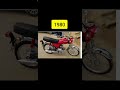 Evolution Of Honda CD70 Bike 1970 1991