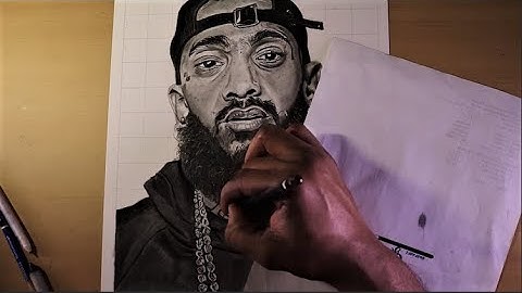 Drawing Nipsey Hussle -Time Lapse