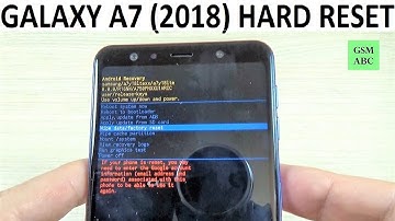 Samsung Galaxy A7 (2018) HARD RESET