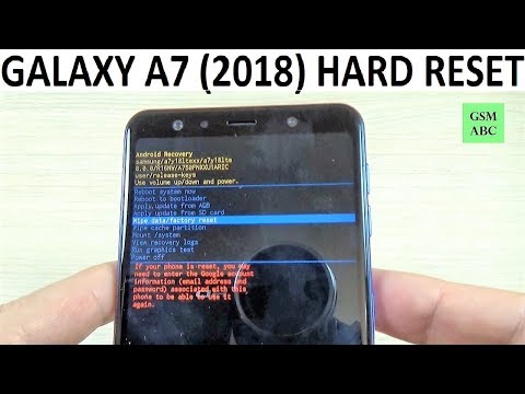 Samsung Galaxy A7 (2018) HARD RESET