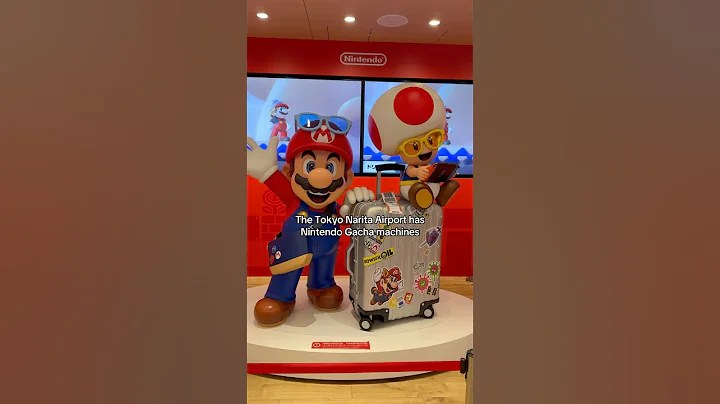 Nintendo Capsule Toys in the Tokyo Narita Airport! #shorts