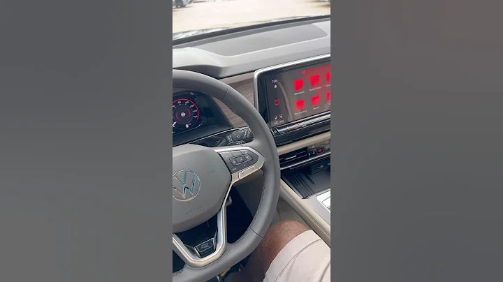 Premium interior of the 2026 VW Atlas‼️ #volkswagen #atlas #carinterior #vwatlas #vw #suvs #vwusa