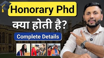 Honorary Phd 🎓 (Fully Explained) | Phd Admission | Online Phd Details | Phd In Abroad | Phd In India