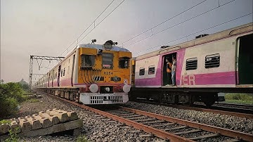 BARDHAMAN EMU CHASING BANDEL EMU || EMU PARALLEL RUN || INDIAN RAILWAYS