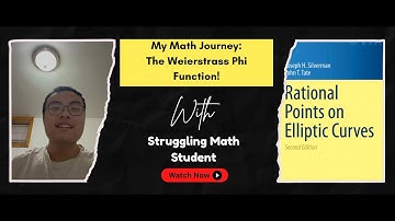 My Math Journey: Episode 8: The Weierstrass Phi Function!