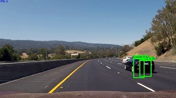 Vehicles detection via tiny YOLO