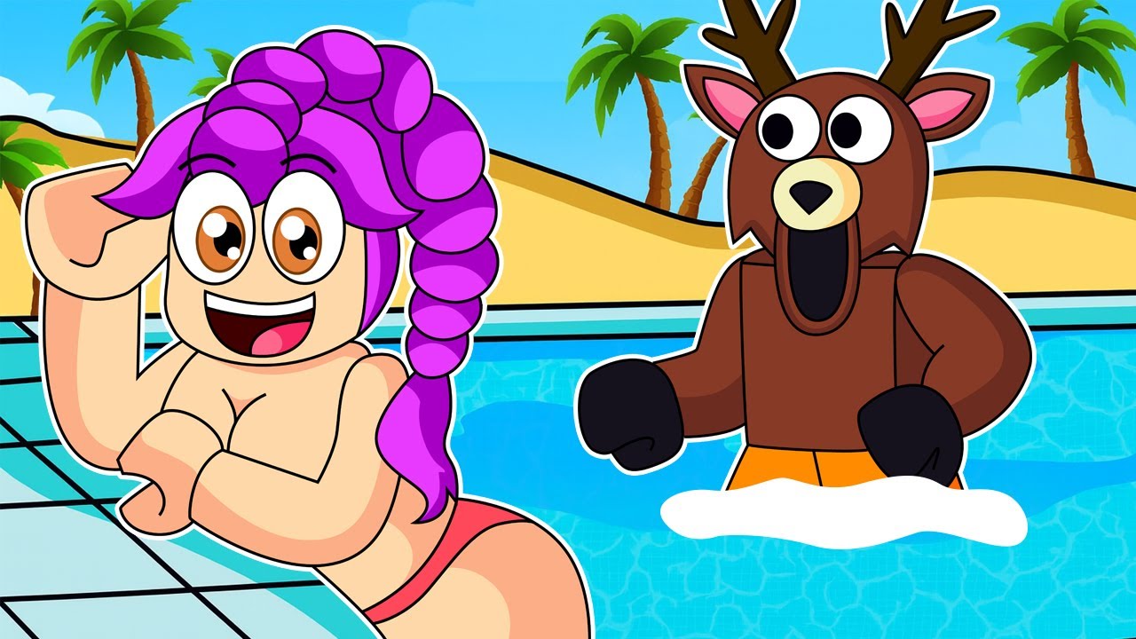 99 NIGHTS IN THE FOREST ATRAPADO con RUMI en LA PISCINA! 😳😍 (Kpop Demon Hunters)