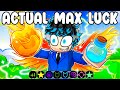 I Used ACTUAL Max Luck EIGHT Times In Roblox Sol