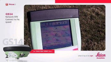 Leica GS14 Network RTK connect to fix