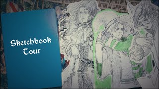 Fantasy Sketches & Gaming Fanart| Sketchbook tour #18