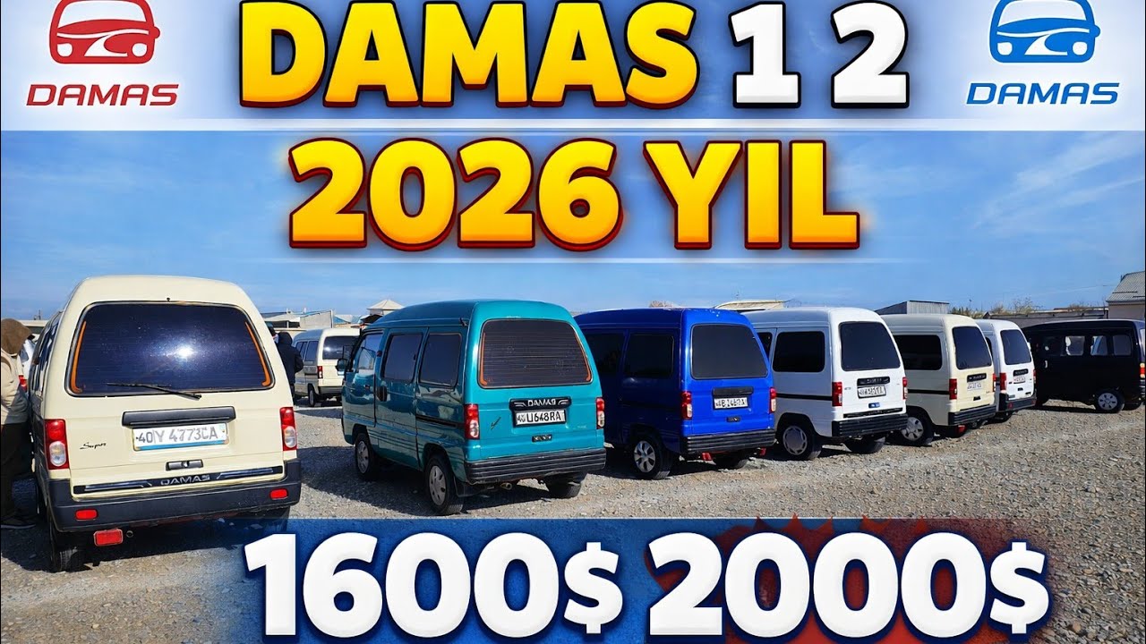 1600$ 2000$ kami bor FARGONA DAMAS BOZORI