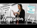 Watch me teach  annotating fiction  high school teacher vlog