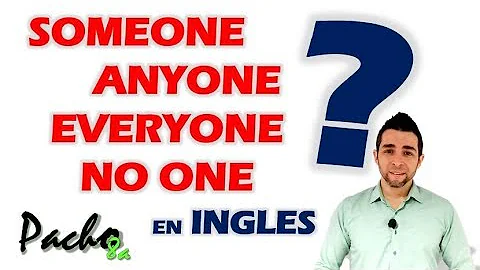 Como usar Anybody Somebody?