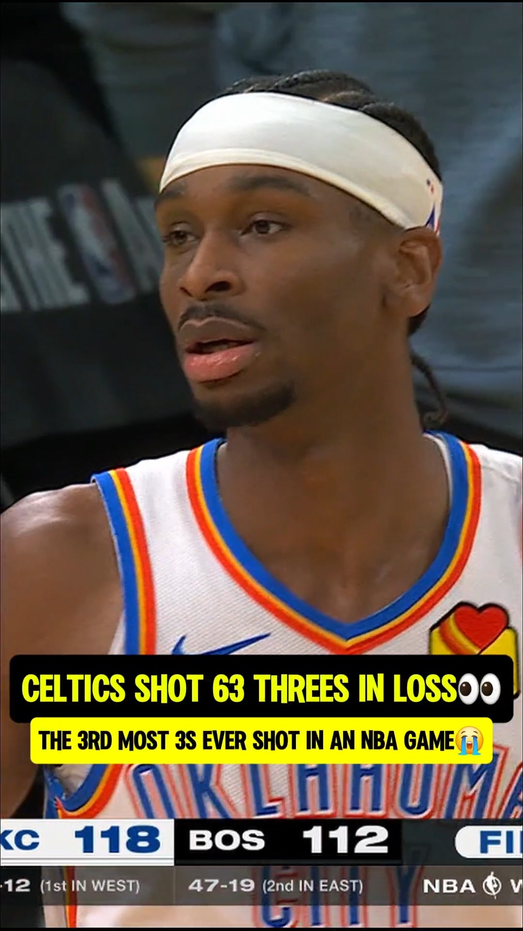 Celtics went ALL IN from deep?