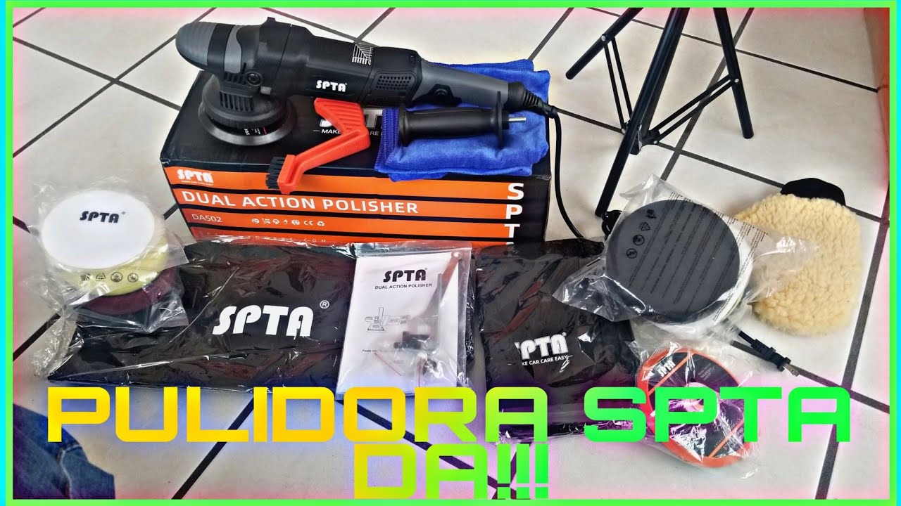 SPTA DOUBLE ACTION POLISHER DA502!!! - YouTube