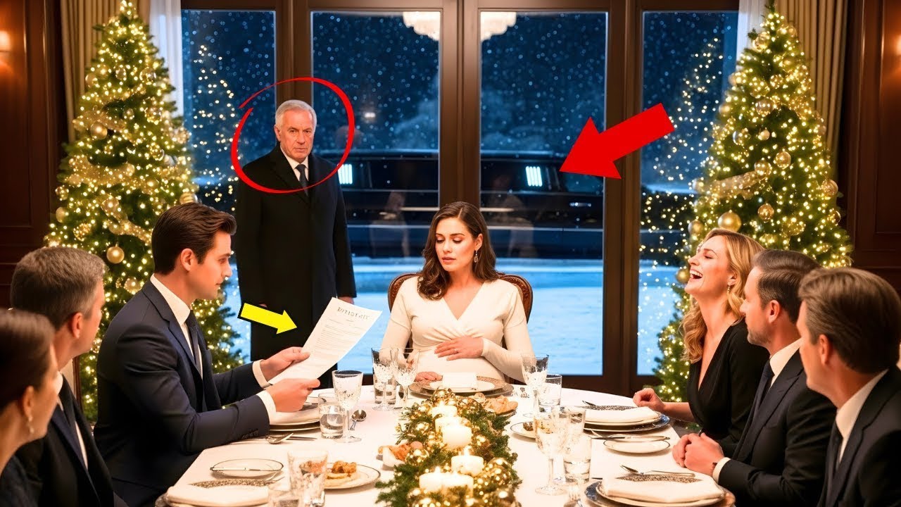 In Tears, She Signs the Christmas Dinner Divorce – They Never Knew Her Father Is a Billionaire