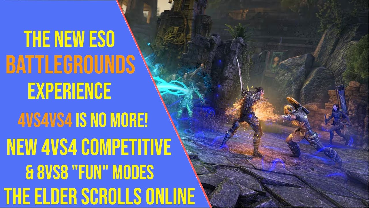 The New ESO Battlegrounds PVP Experience in Gold Road Update 44 - YouTube