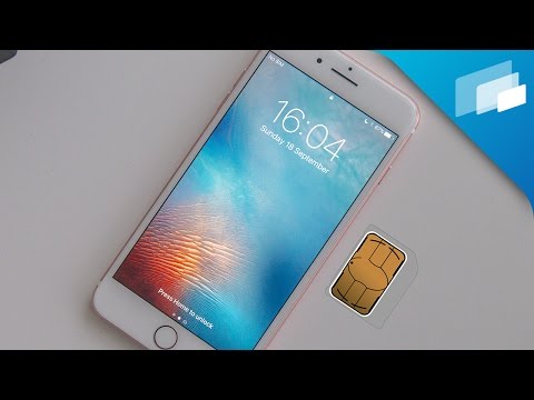 Iphone 7 7 Plus How To Insert Remove Sim Card Youtube