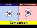 Seoul vs Rest of South Korea | Rest of South Korea vs Seoul | Seoul |  Comparison | Data Duck 2.o