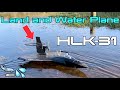 HLK-31 🛩   Land & Water Takeoff/Landing 🛬 💦  Mini Review - Stabiliser Setup - LOS