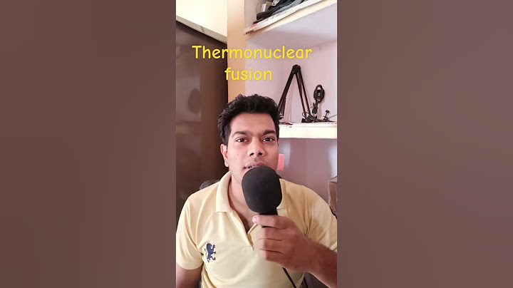 thermonuclear fusion