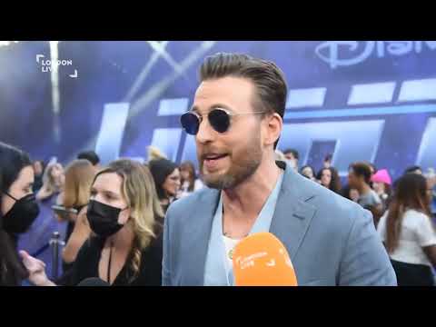 Chris Evans at the London Premiere of 'Lightyear' | London Live