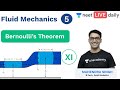 Fluid Mechanics - L 5 | Bernoulli's Theorem | Unacademy NEET | LIVE DAILY | Physics | Mahendra Sir
