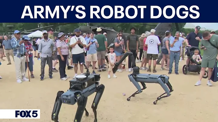 Close look at the Army's autonomous robot dogs