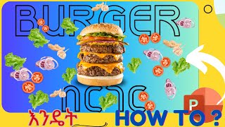 professional  PowerPoint  full tutorial how to create morph transition Burger advertising video 49