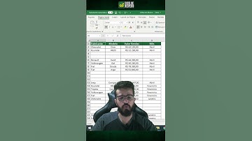 Como Excluir Apenas LINHAS EM BRANCO no Excel #shorts