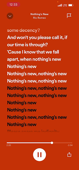 Download lagu Nothing’s New-Rio Romeo