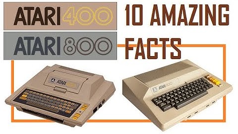 10 Amazing Atari 400/800 Facts