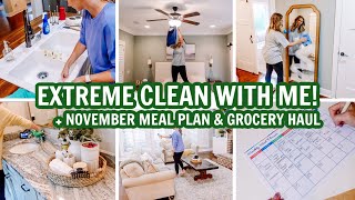 EXTREME CLEAN WITH ME | CLEANING MOTIVATION | BEGINNING OF THE MONTH HOME RESET