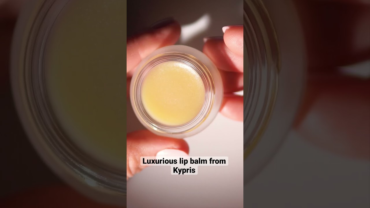 Luxurious natural lip elixir balm from Kypris Beauty 