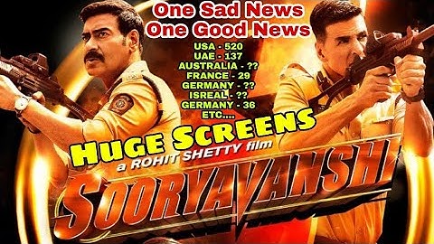 Sooryavanshi Movie Screens | Sooryavanshi Overseas Market Bumper Collection | Akshay Kumar | Katrina