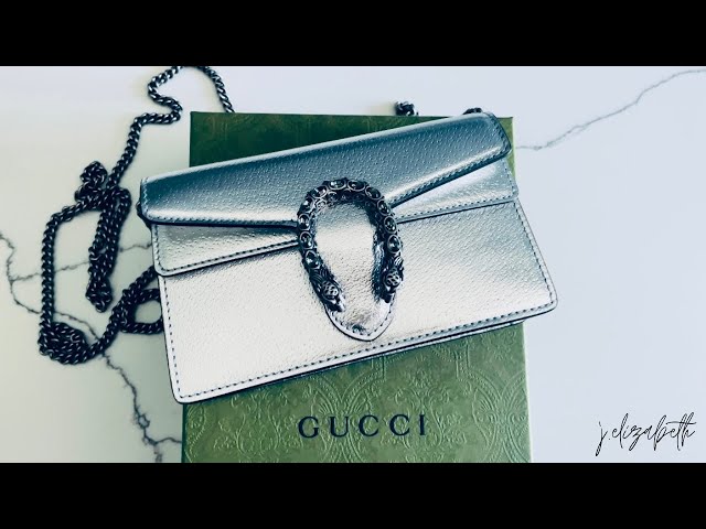 Gucci Gg Marmont Leather Mini Chain Bag (€1.210) ❤ liked on