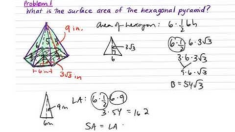 Geom Surface Area Pyramids Cones 11.3